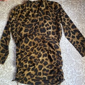 cheetah print 2 piece